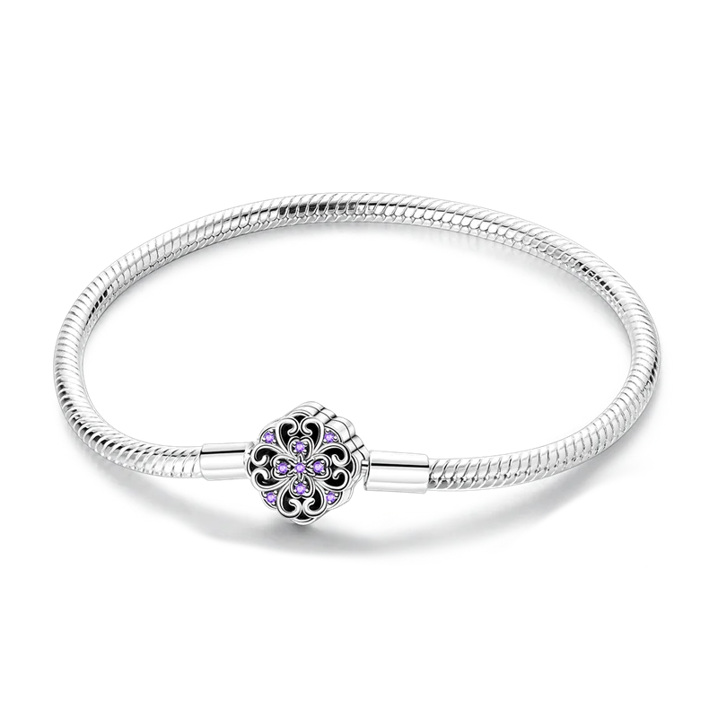 925 Sterling Silver Bracelets 17-20CM Original Golden - KTB117 / 19cm / United States, KTB117 / 20cm / United States, KTB117 / 17cm / United States, KTB117 / 18cm / United States
