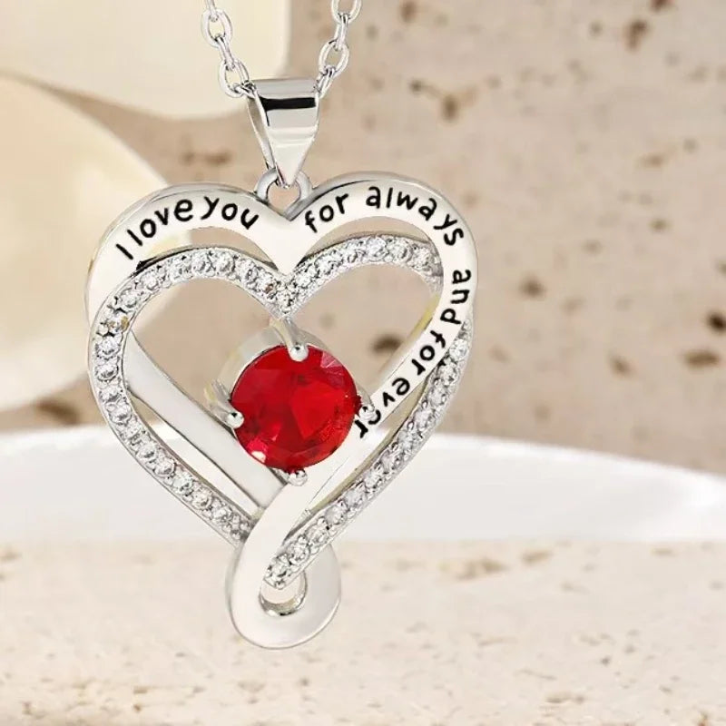 Elegant Style Heart shaped Pendant Necklace Hollow - YA3375-2 / United States