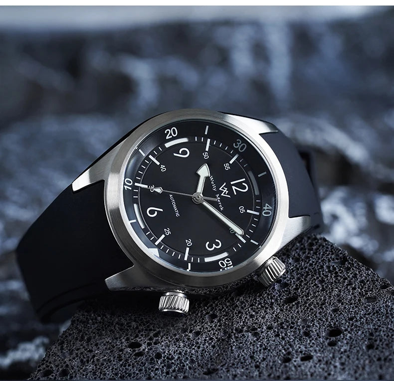 WM Watch Automatic Mechanical Watches Water Resist