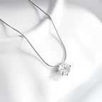 Smyoue 0.5-2CT D Color Certified Moissanite Necklace