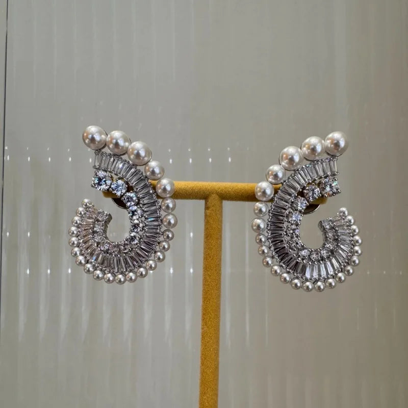 Love pearl necklace, women's light luxury versatil
