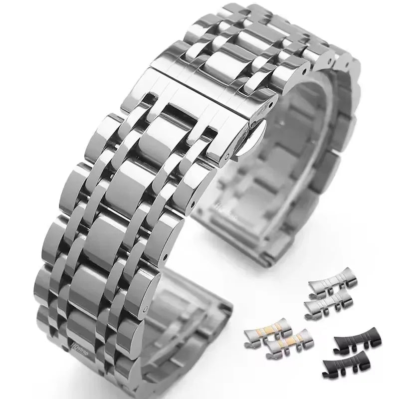 Solid Stainless Steel Band 18mm 20mm 22mm Universal