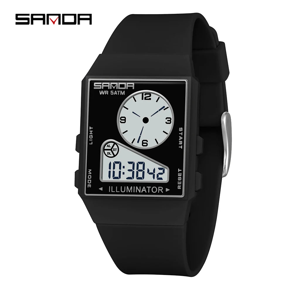 Sanda 6338 Fashion 2026 New Dual Display Electroni