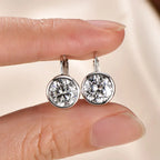 Lnkry 6.5MM/8MM Moissanite Hoop Earring 14k