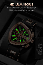 Lige Watch for Men Chronograph Casual Fashion.