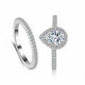925 Sterling Silver New Women Ring Set Jewelry