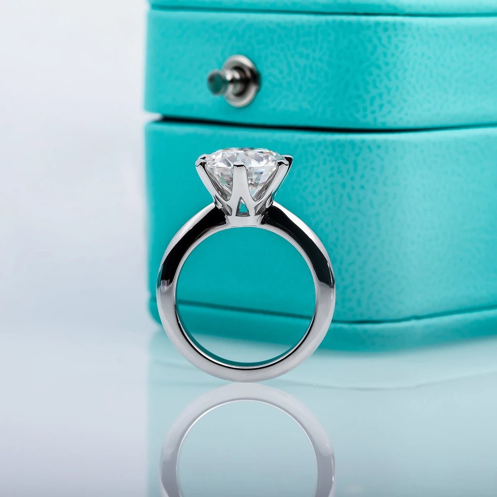 AnuJewel 1ct 2ct 3ct 5ct D Color Moissanite Engage