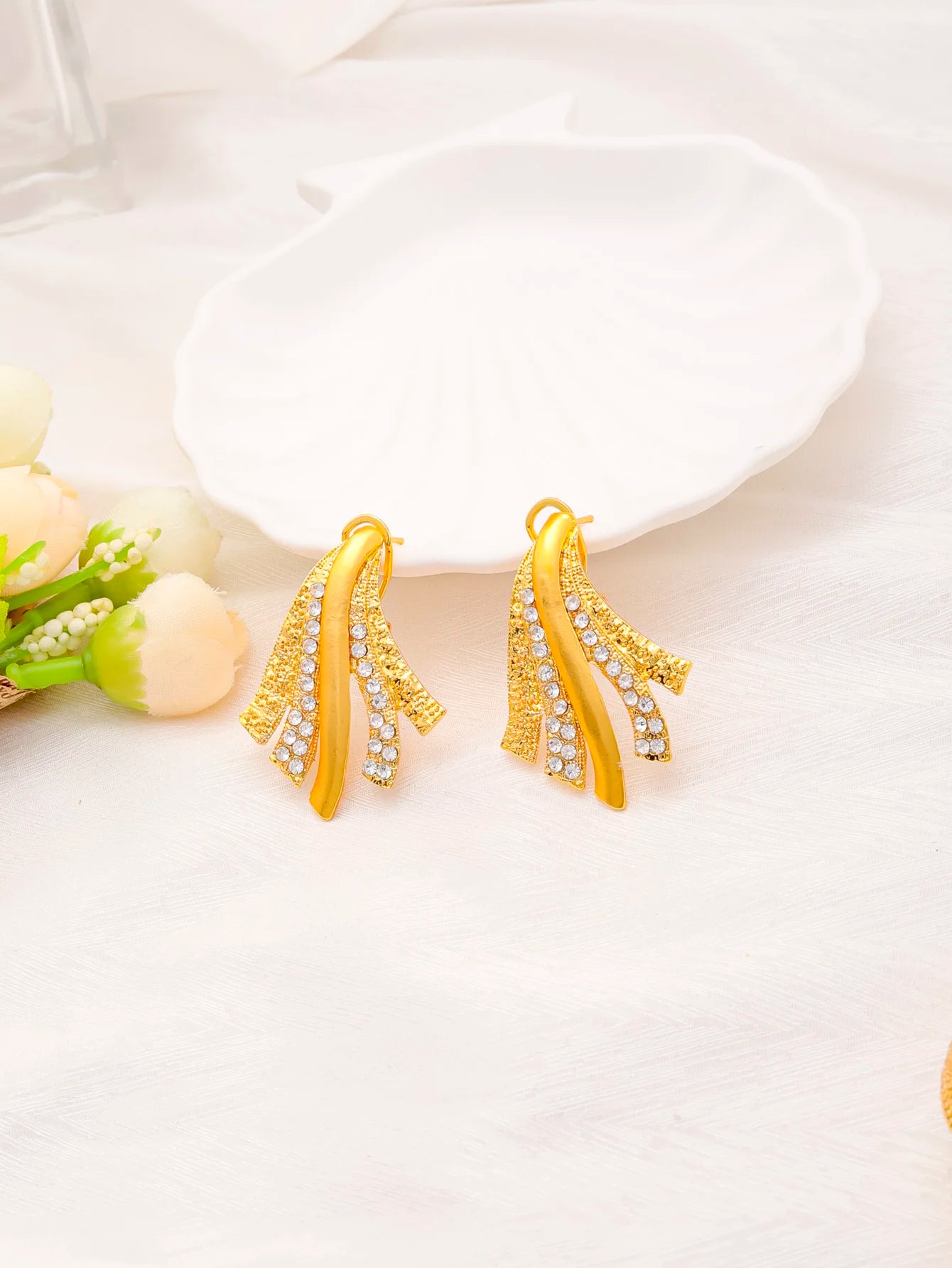 Dubai Jewelry Set For Women 24K Gold Plated Luxury.