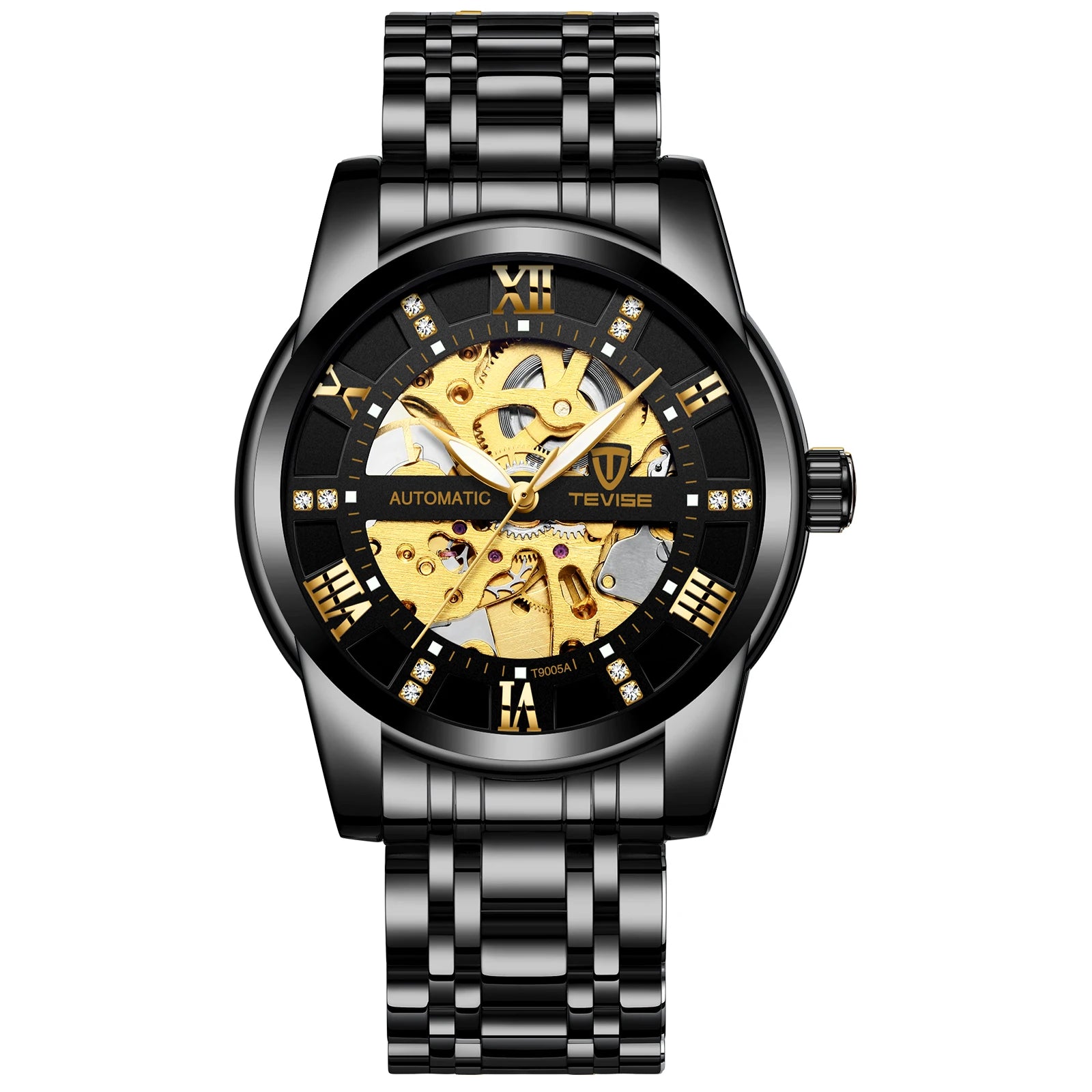 Tevise  Men Automatic Mechanical Wrist Watch Luxur.