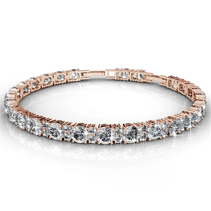 Daisini Tennis Bracelet Embellished with Premium