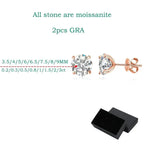 TY 925 Sterling Silver 0.2-3CT Rose Gold Color