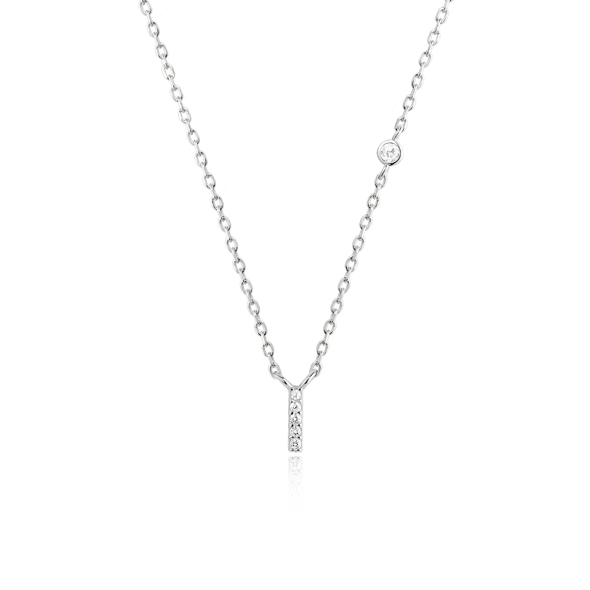 ANDYWEN 925 Sterling Silver Gold Small 26 Letters A- Z - Silver I