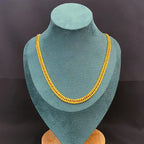 Luxueux collier cravache de cheval en or véritable 24 carats 9999 pour patron