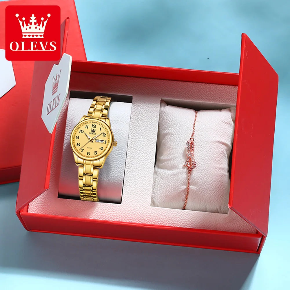 Olevs 5567 Women's Quartz Watches Simple Elegant.