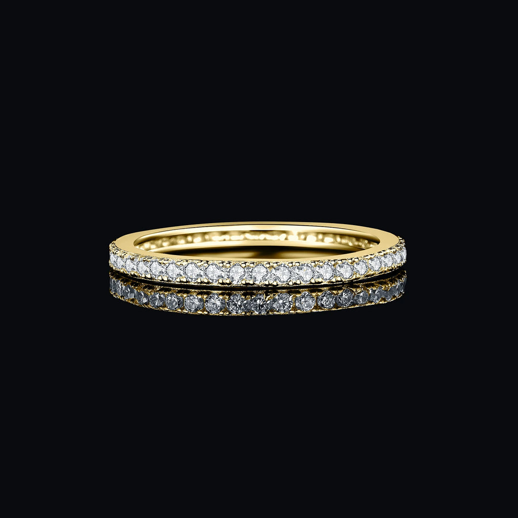 JewelryPalace Moissanite D Color Eternity Total 0.6ct