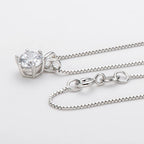 Bague Ringen 100% 925 Sterling Silver 1ct Moissanite