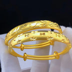 18k Gold Natural Jade Gemstone Bracelet Women