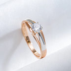 Wbmqda 3Pcs 585 Rose Gold Silver Color Mix Geometr.