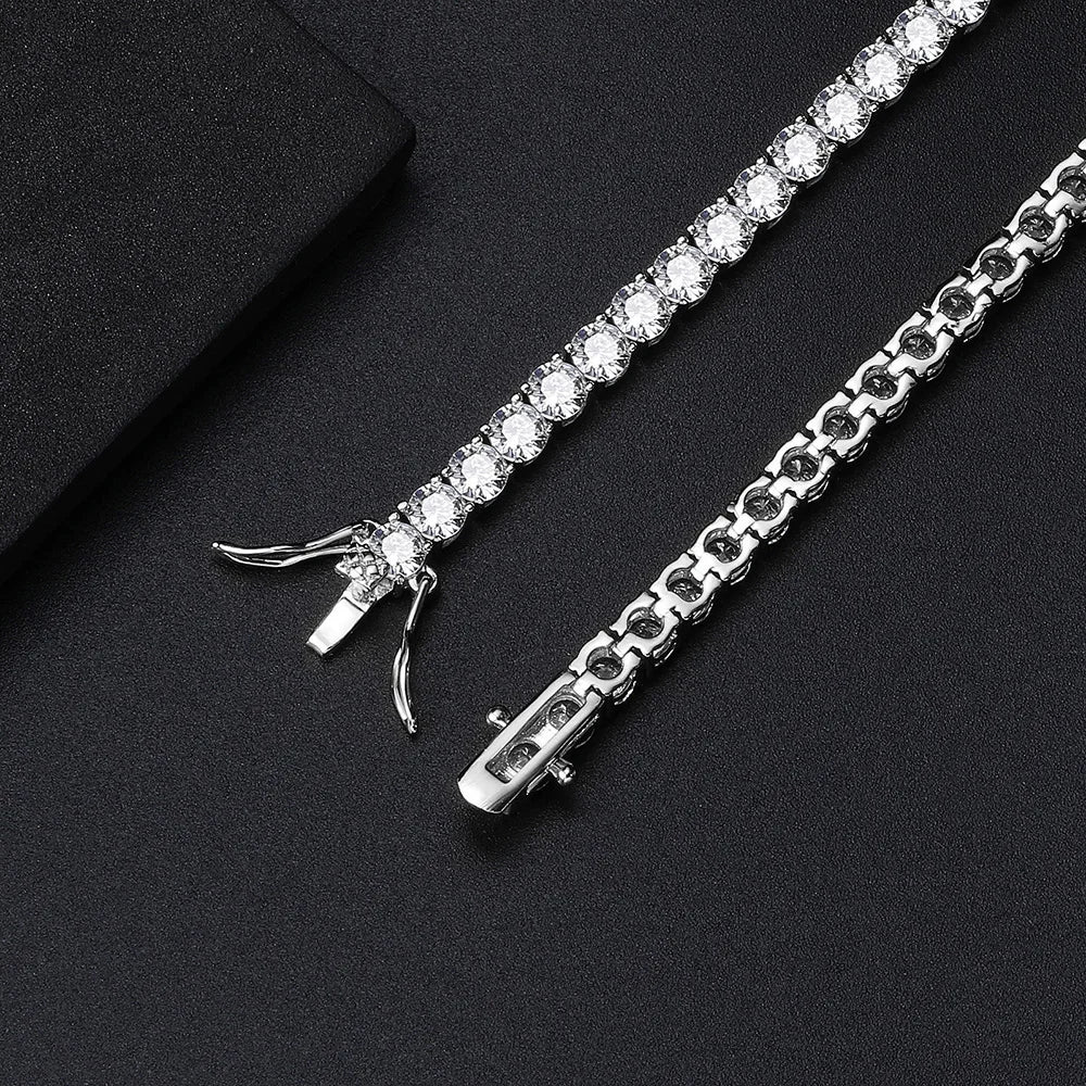 Factory Price D VVS1 Moissanite Tennis Bracelet 925