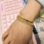 2026 Fashion Stacking Wrist Bracelet Paved Bling