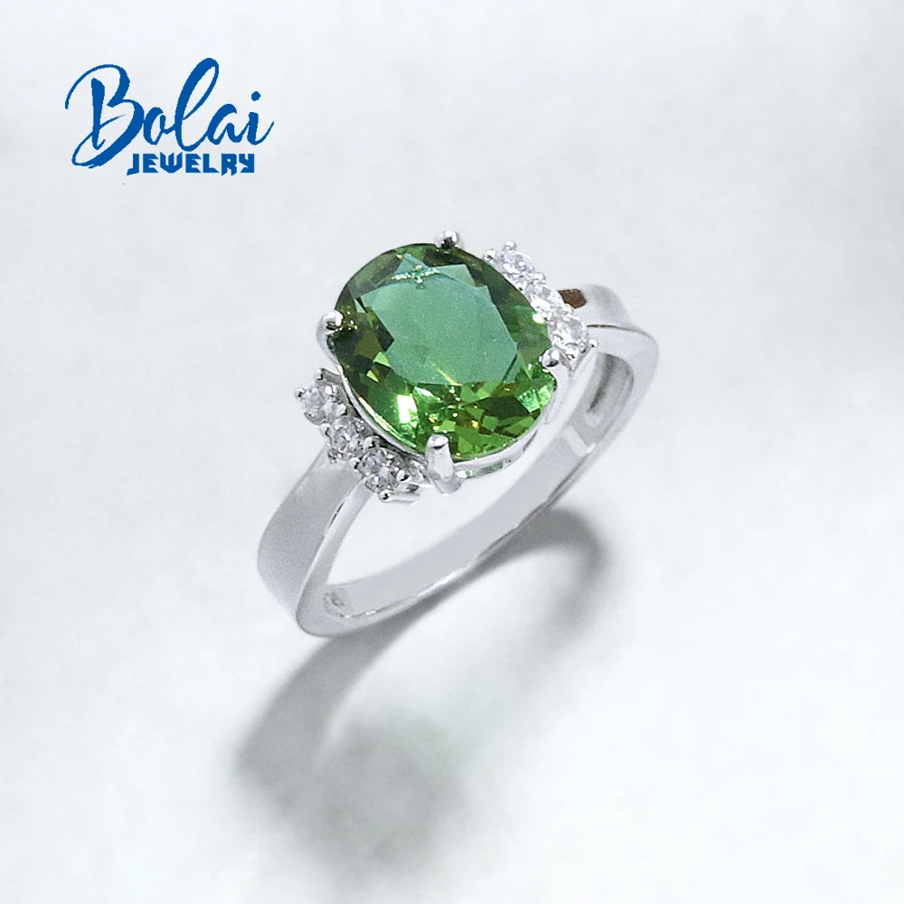 Simple design 925 Sterling silver ring  synthetic