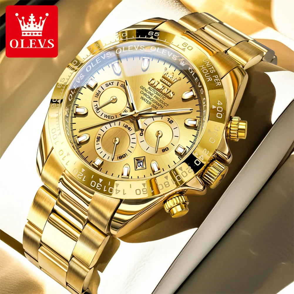 Olevs 6638 Fashion Men's Original Automatic Mechan