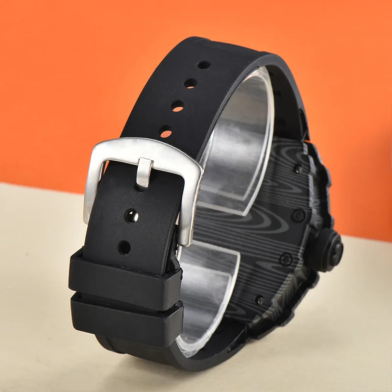 New, large dial men's quartz watch waterproof