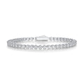 Jiuzuan 925 Sterling-Silber Tennisarmband, Hip