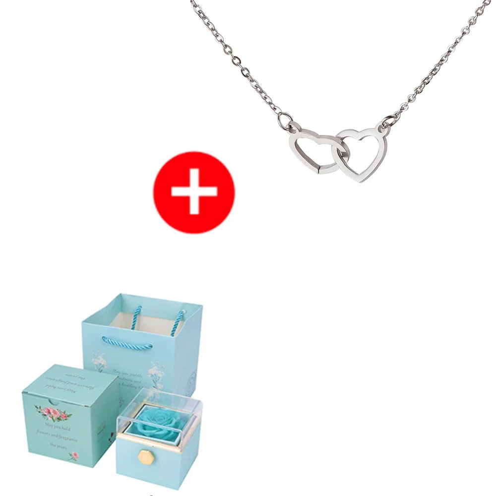 Custom Names Heart Necklace Personalized Jewelry - Style 5