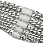 12/14/18/20/22 mm massiver Edelstahl, schwer