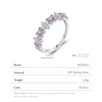 MODIAN 925 Sterling Silver Lucky Four-Leaf Clover