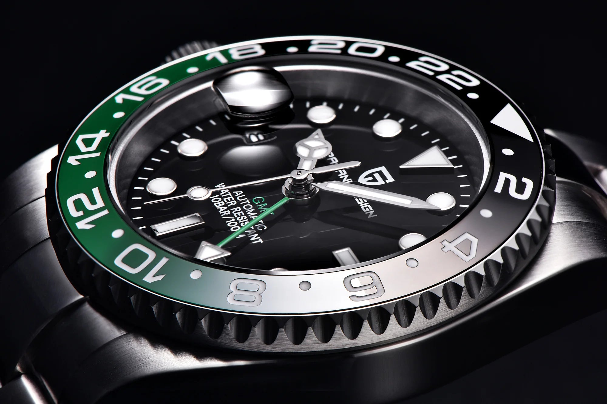 Pagani Design 40MM Ceramic GMT Automatic Watch