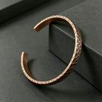 Hammered Solid Copper Metal Bracelet Rustic Vingtage