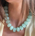 1pc Bohemian Style Casual Dopamine Beaded Necklace, - Mint Green / United States