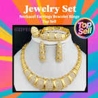 Dubai Jewelry Set For Women 18K Gold Plated Luxury
