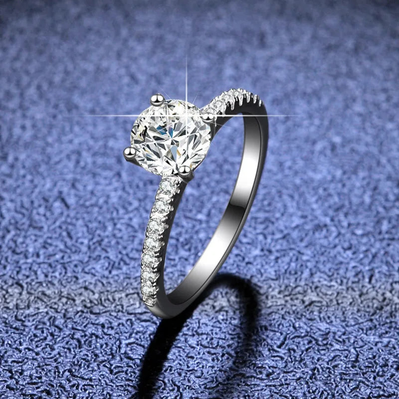 JoyceJelly 2CT 3CT Portuguese Cutting Moissanite