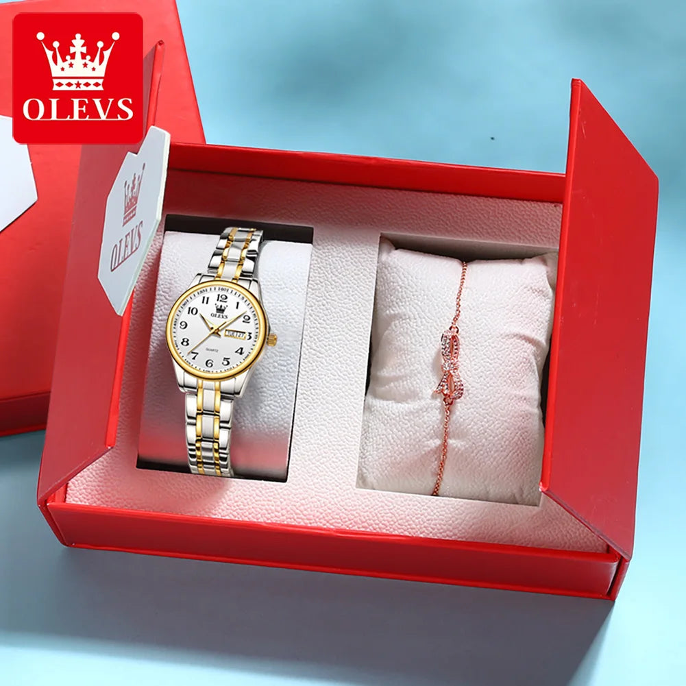 Olevs 5567 Women's Quartz Watches Simple Elegant.