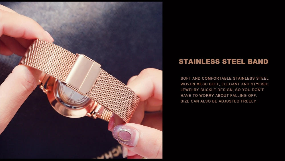 2023 New Women Bracelet Watch 1 Set Japan Quartz