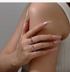 Attagems Eternity Dvvs1 Moissanite Ring for Women.