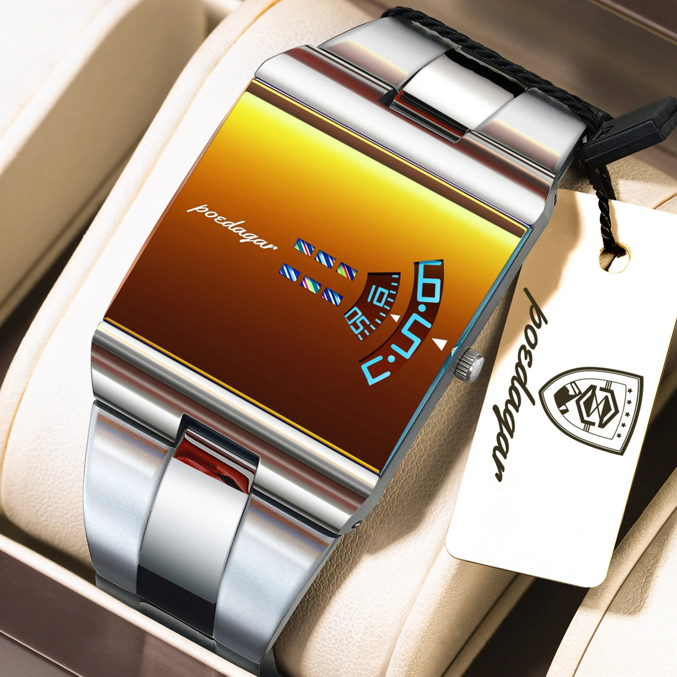 Poedagar Brand Business Man Watch Waterproof Stain