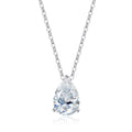 Oevas Water Drop 2-3CT 100% Real Moissanite Neckla