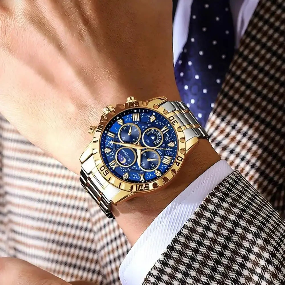 Poedagar Luxury Man Watch Waterproof Luminous.