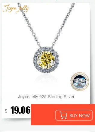 JoyceJelly Classical Women's 925 Sterling Silver.