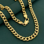 Luxus 24K 9999 reines Gold Echtgold breiter Herren-