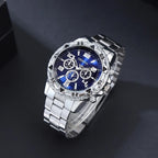 [4 montres à quartz d'affaires] Grand cadran tendance