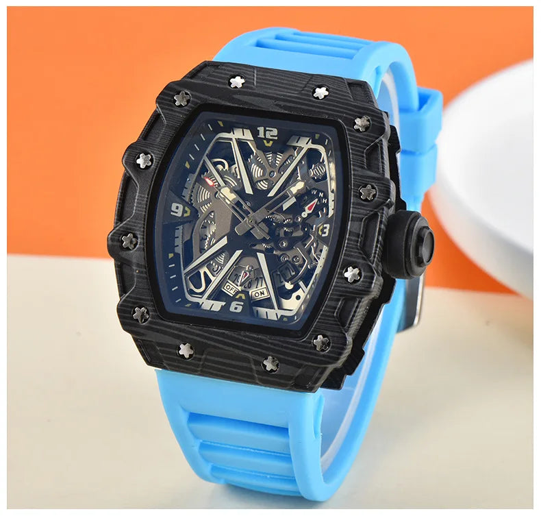 New, large dial men's quartz watch waterproof