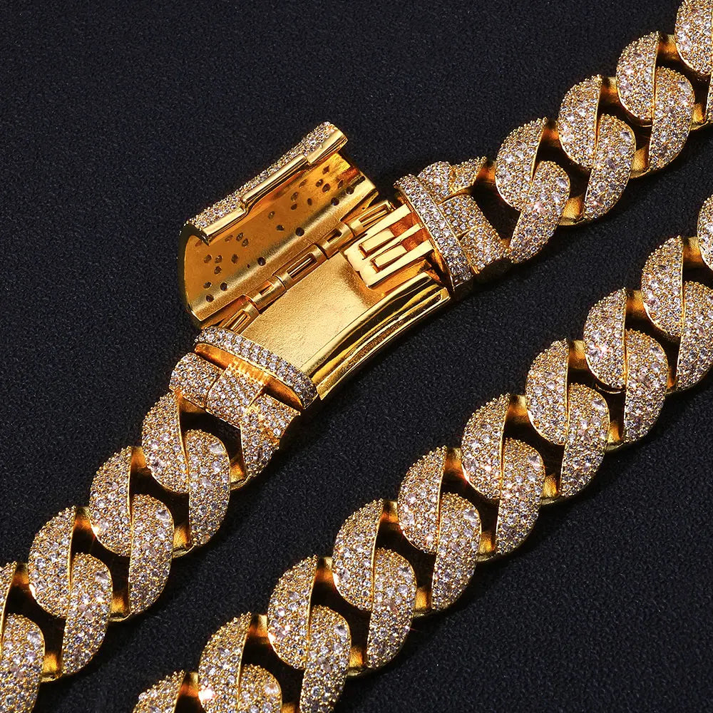 Eskeem Luxury Curved Flip Buckle Rose Gold Plated