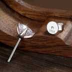 KNOBSPIN Moissanite Earring 0.2-2ct D VVS1 GRA