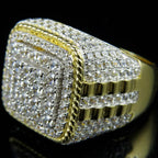 14K Gold Ring for men Natural 2 Carat Diamond with