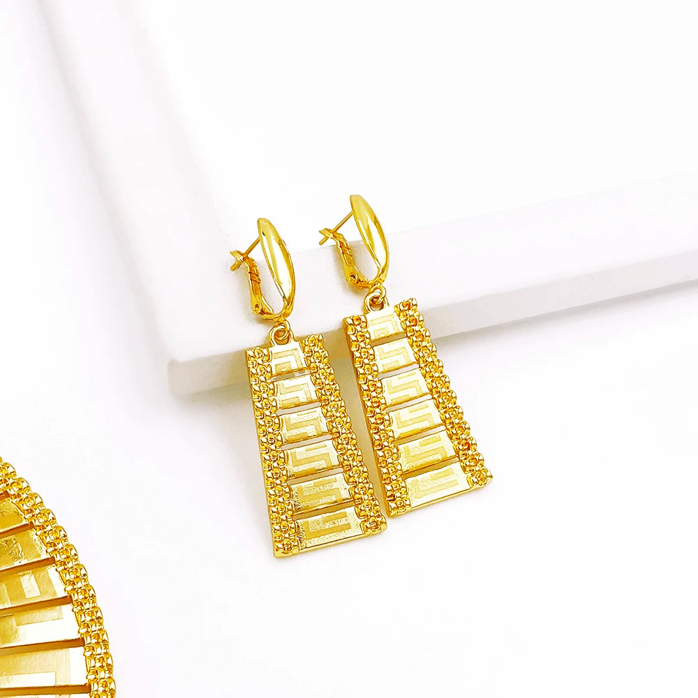 Dubai Jewelry Set Women Luxury Design High-end.